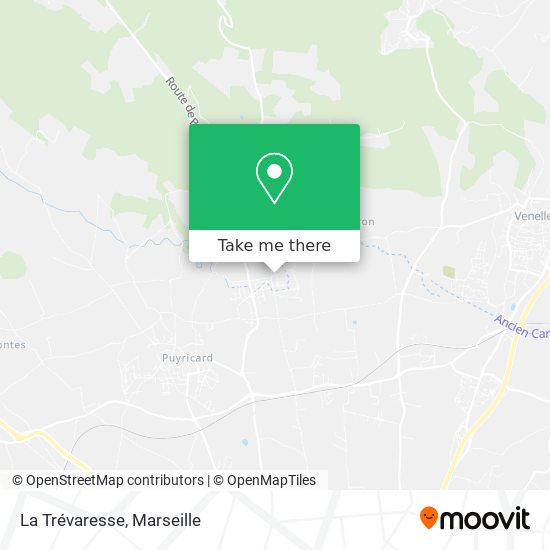 La Trévaresse map