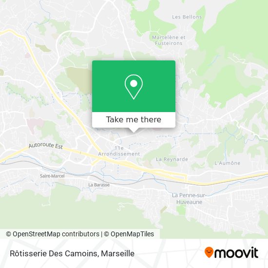 Rôtisserie Des Camoins map
