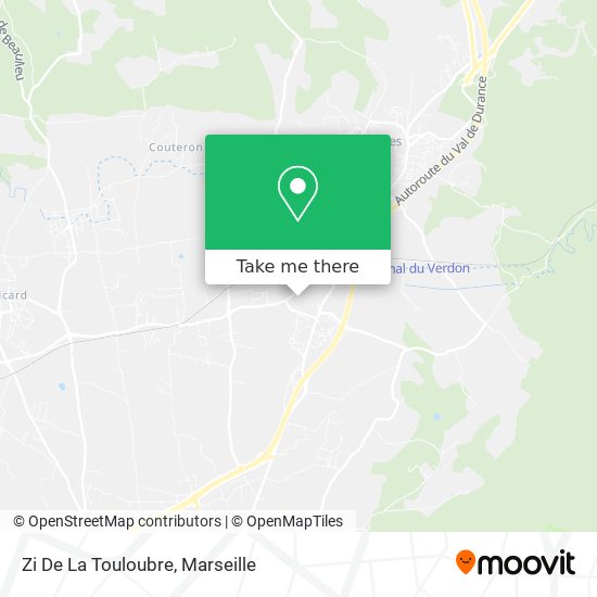 Zi De La Touloubre map