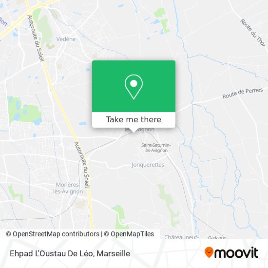 Ehpad L'Oustau De Léo map