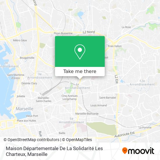 Maison Départementale De La Solidarité Les Charteux map