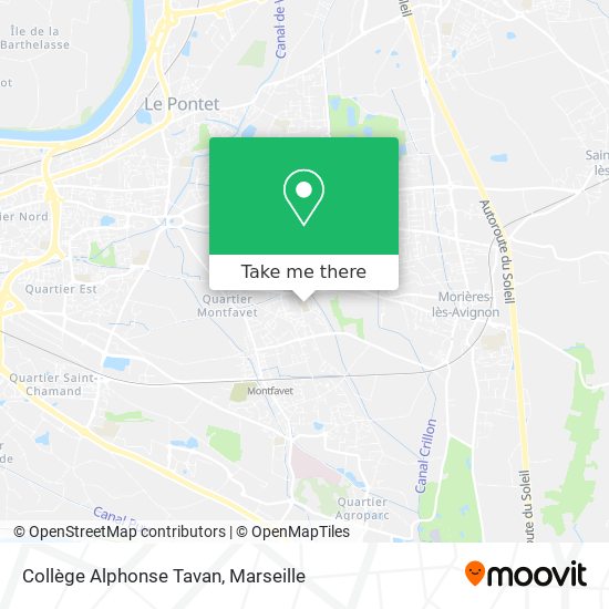 Collège Alphonse Tavan map