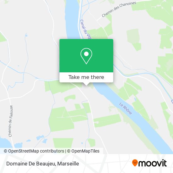 Domaine De Beaujeu map