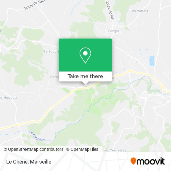 Le Chêne map