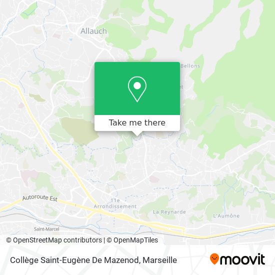 Collège Saint-Eugène De Mazenod map