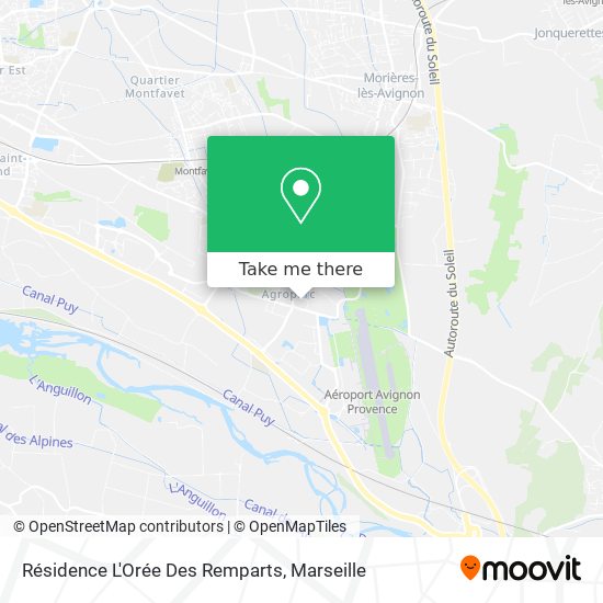 Résidence L'Orée Des Remparts map