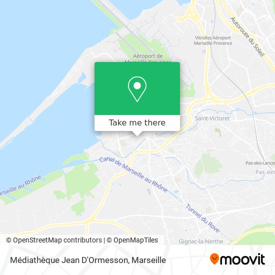 Médiathèque Jean D'Ormesson map
