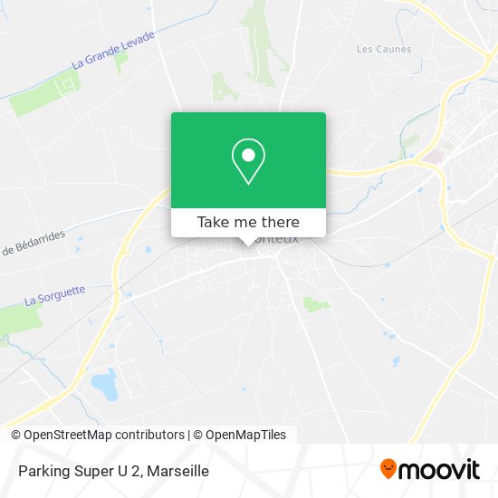 Parking Super U 2 map