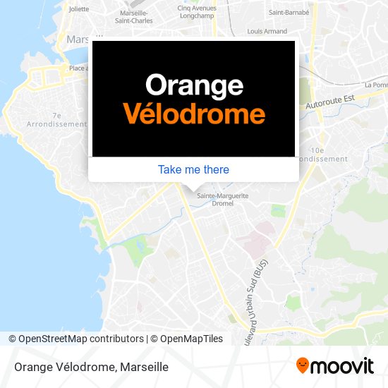 Orange Vélodrome map