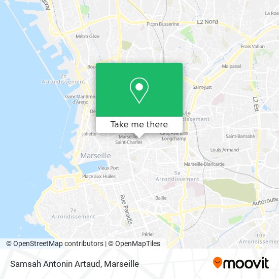 Samsah Antonin Artaud map