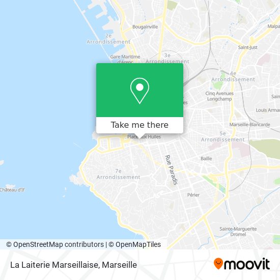 La Laiterie Marseillaise map