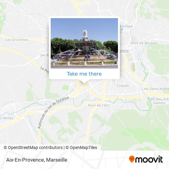 Mapa Aix-En-Provence