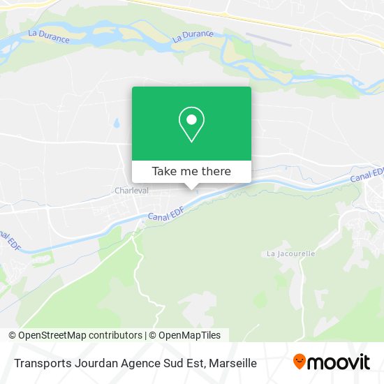 Transports Jourdan Agence Sud Est map