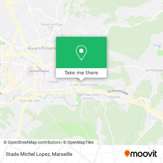 Stade Michel Lopez map