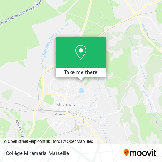 Collège Miramaris map