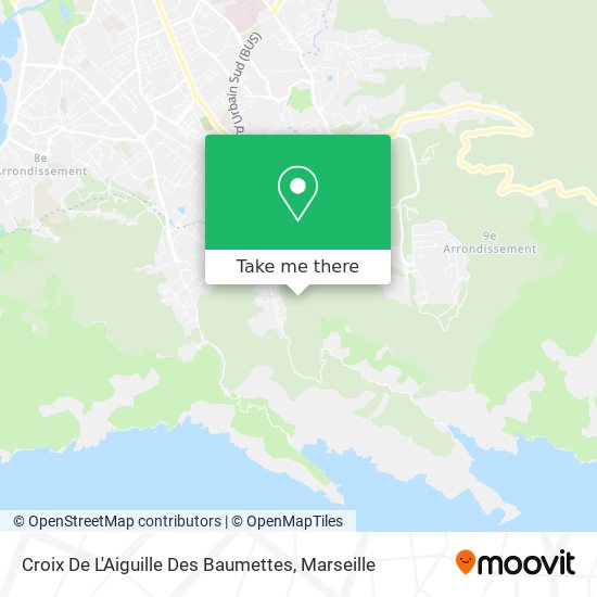 Croix De L'Aiguille Des Baumettes map