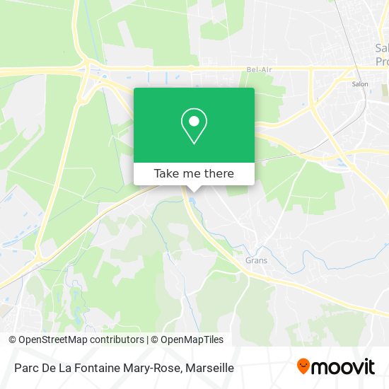 Mapa Parc De La Fontaine Mary-Rose