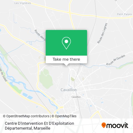 Centre D'Intervention Et D'Exploitation Départemental map