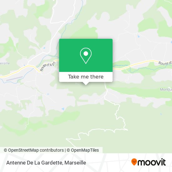 Antenne De La Gardette map