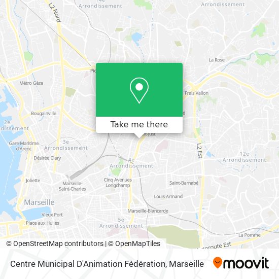 Centre Municipal D'Animation Fédération map