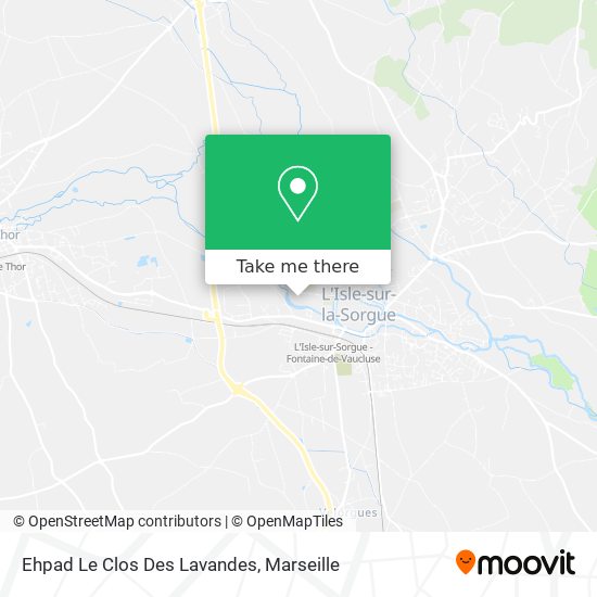 Mapa Ehpad Le Clos Des Lavandes