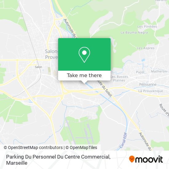Parking Du Personnel Du Centre Commercial map