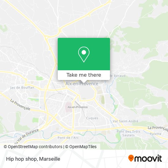 Hip hop shop map