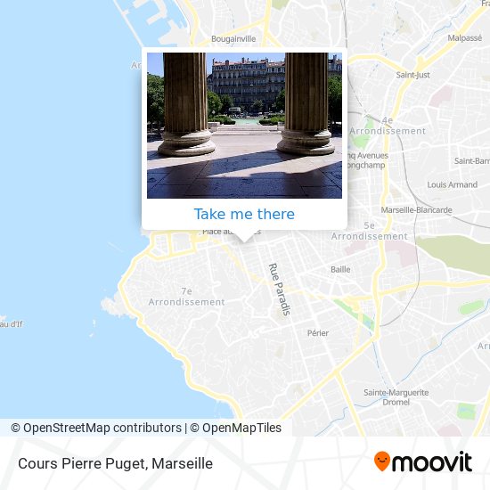 Cours Pierre Puget map