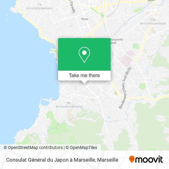Consulat Général du Japon à Marseille map