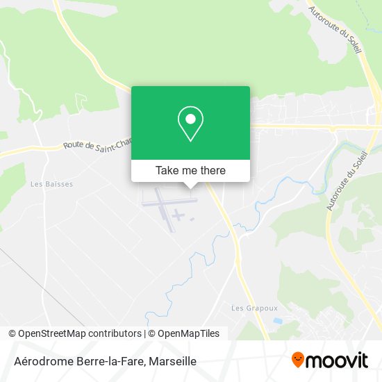 Aérodrome Berre-la-Fare map