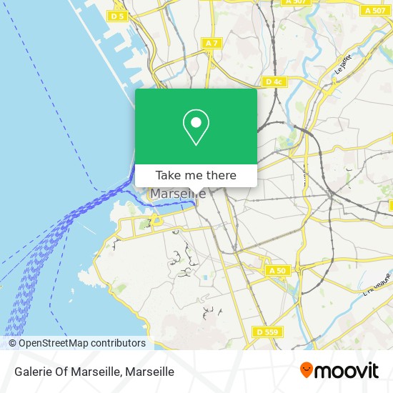 Galerie Of Marseille map