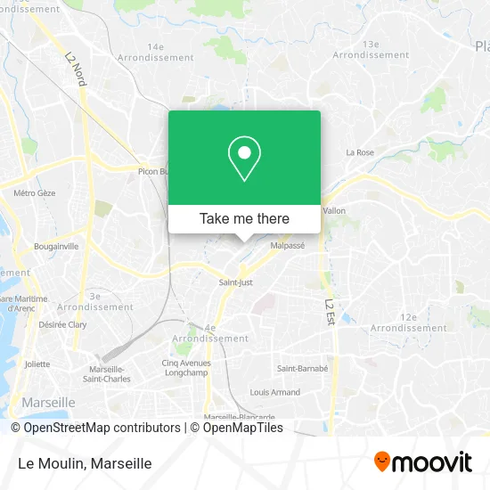 Le Moulin map