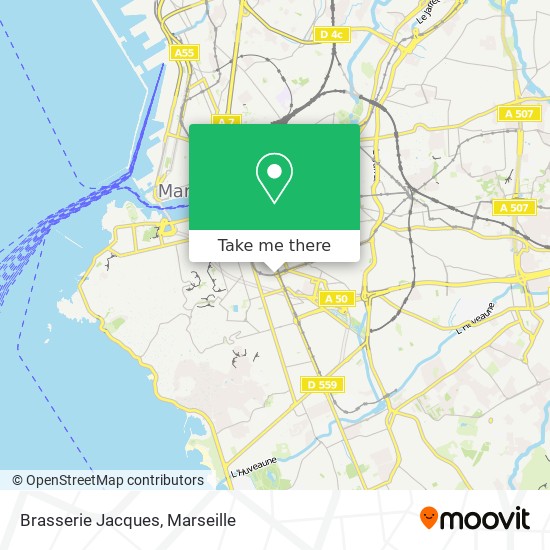 Mapa Brasserie Jacques