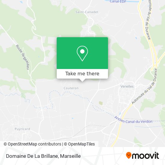 Domaine De La Brillane map