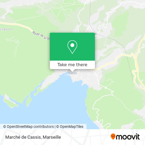 Marché de Cassis map