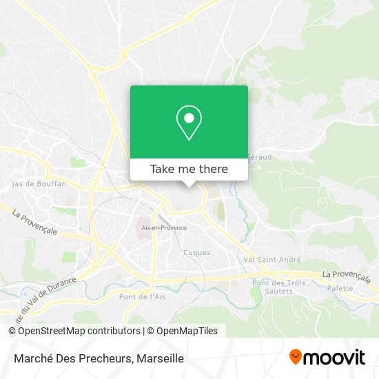 Marché Des Precheurs map