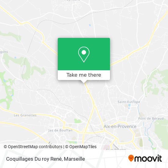 Coquillages Du roy René map