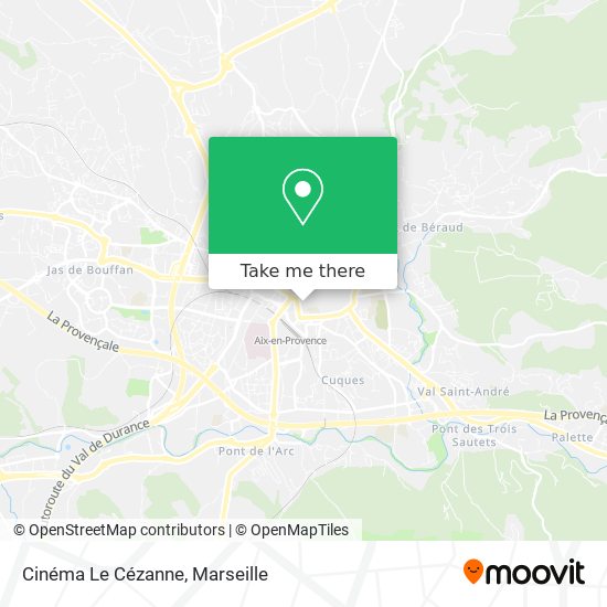 Cinéma Le Cézanne map