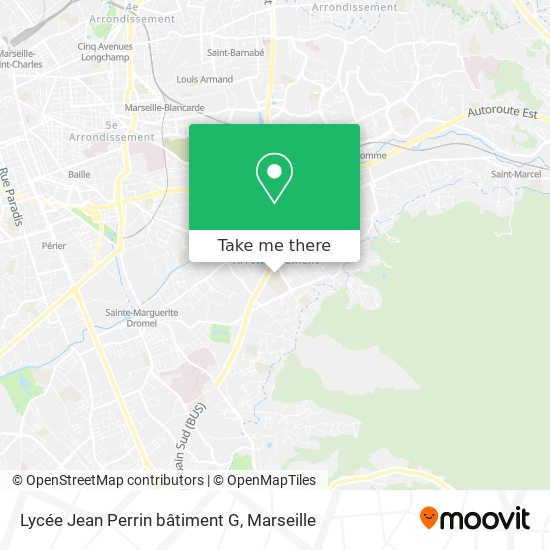 Lycée Jean Perrin bâtiment G map