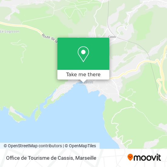 Office de Tourisme de Cassis map