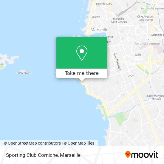 Sporting Club Corniche map