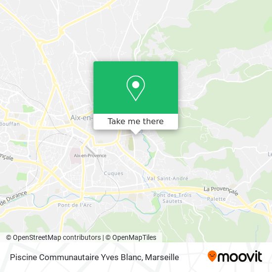 Piscine Communautaire Yves Blanc map