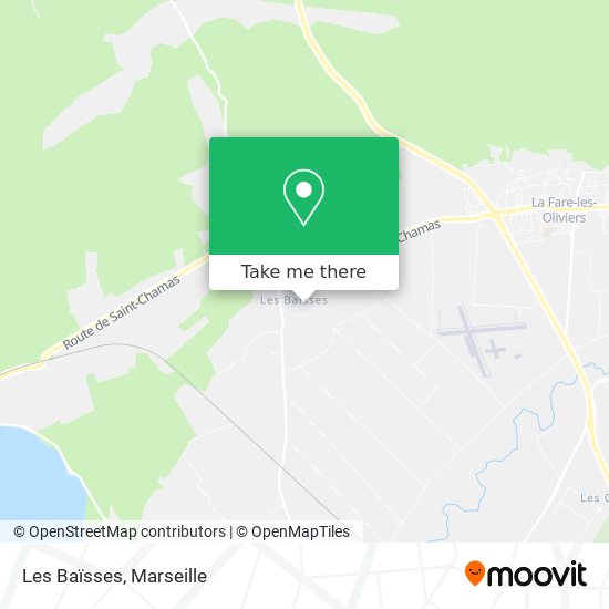 Les Baïsses map