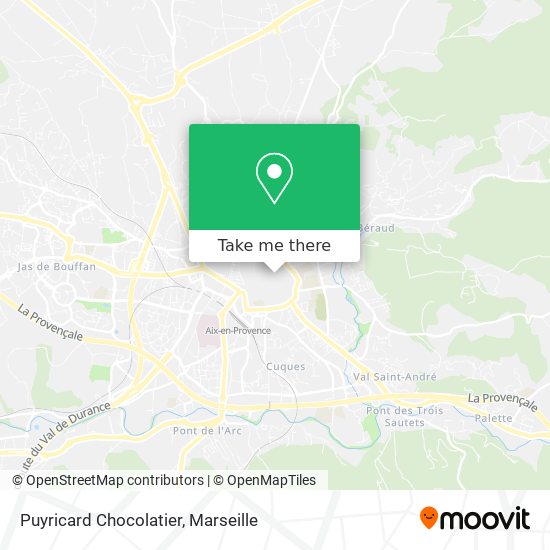 Puyricard Chocolatier map