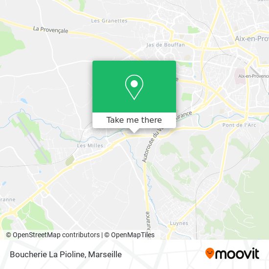 Boucherie La Pioline map