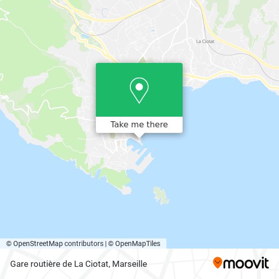 Gare routière de La Ciotat map