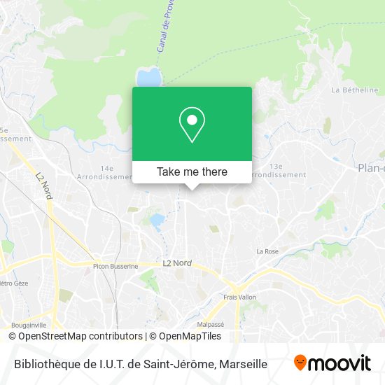 Bibliothèque de I.U.T. de Saint-Jérôme map