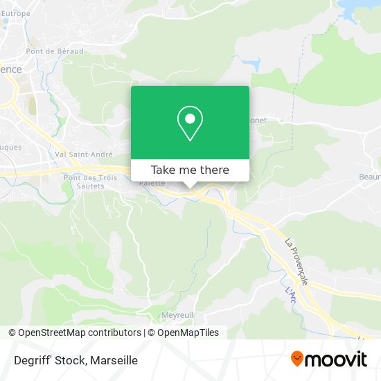 Degriff' Stock map