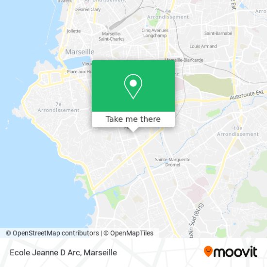Ecole Jeanne D Arc map