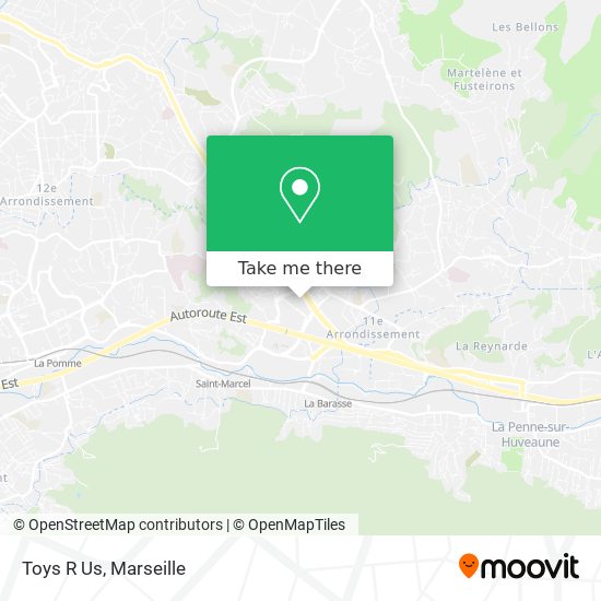 Mapa Toys R Us